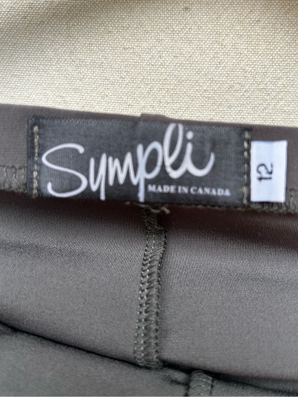 Sympli women Slim Stretch Pants in Charcoal